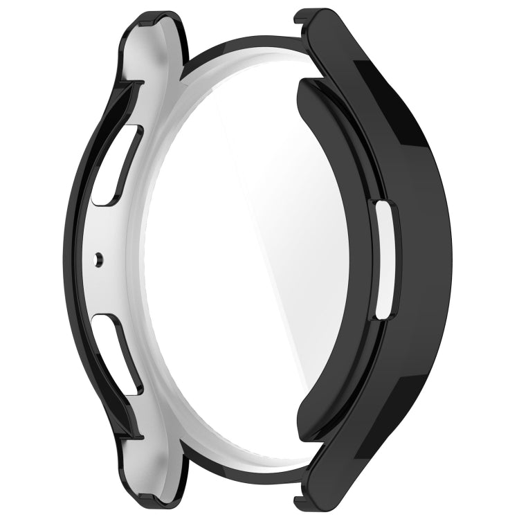 For Samsung Galaxy Watch6 40mm Full Coverage TPU Electroplated Watch Protective Case(Black) - Watch Cases by buy2fix | Online Shopping UK | buy2fix