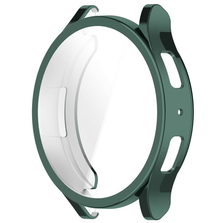 For Samsung Galaxy Watch6 44mm Full Coverage TPU Electroplated Watch Protective Case(Green) - Watch Cases by buy2fix | Online Shopping UK | buy2fix