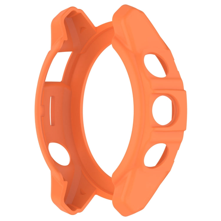 For Garmin Epix Pro / Epix Pro Gen 2 42mm / Fenix 7S / 7S Pro Armored TPU Half Wrapped Watch Protective Case(Orange) - Watch Cases by buy2fix | Online Shopping UK | buy2fix