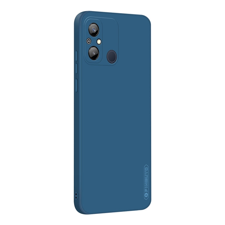 For Xiaomi Redmi 12C PINWUYO Sense Series Liquid Silicone TPU Phone Case(Blue) - Xiaomi Cases by PINWUYO | Online Shopping UK | buy2fix