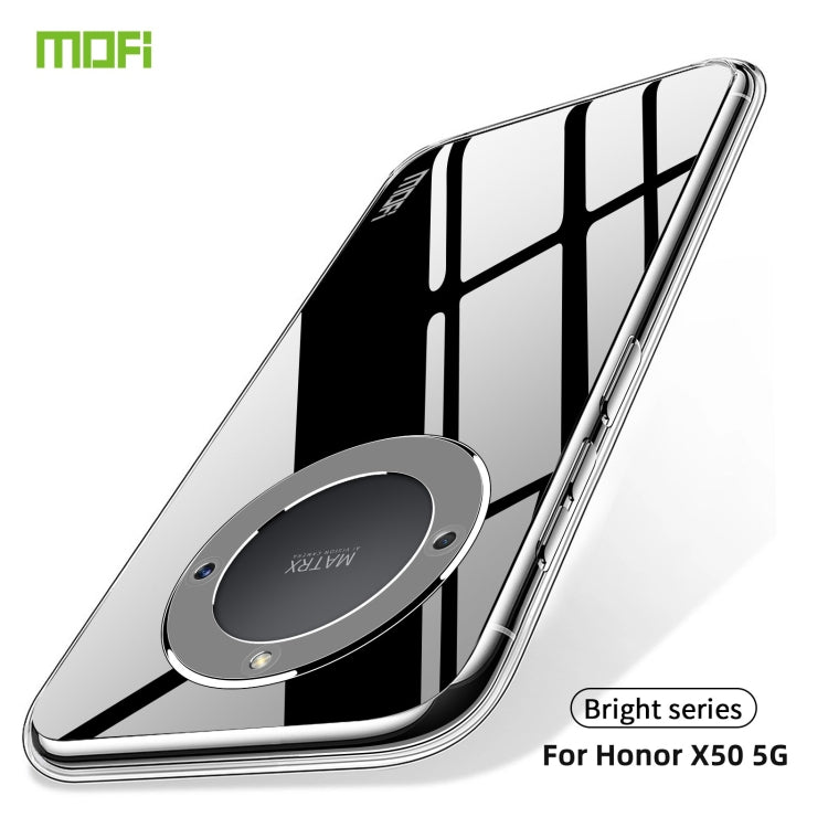 For Honor X50 5G MOFI Ming Series Ultra-thin TPU Phone Case(Transparent) - Honor Cases by MOFI | Online Shopping UK | buy2fix