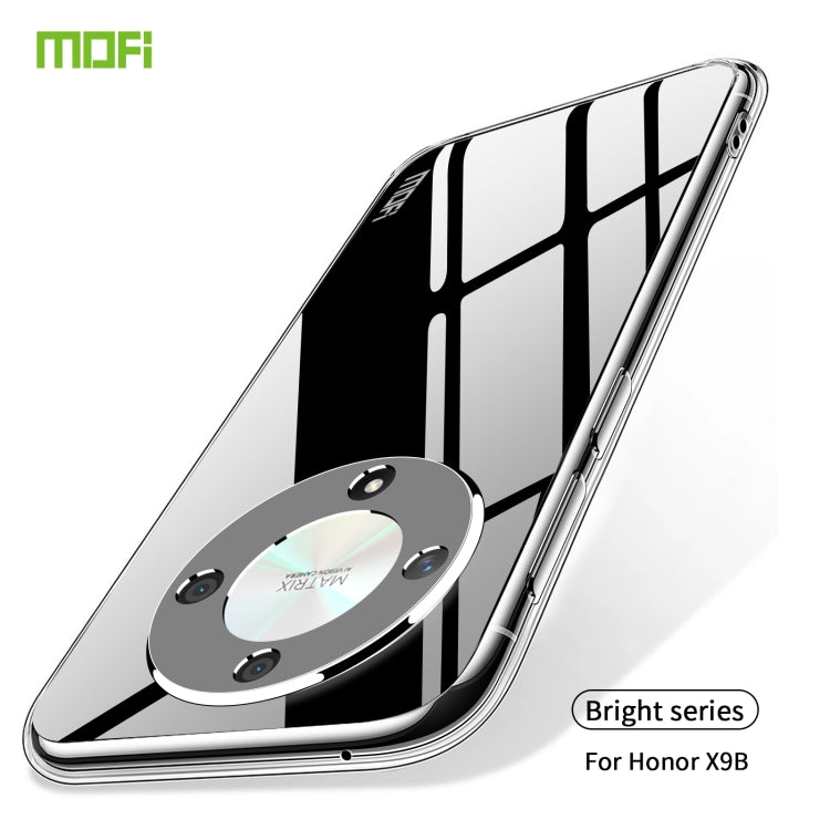 For Honor X9b MOFI Ming Series Ultra-thin TPU Phone Case(Transparent) by MOFI