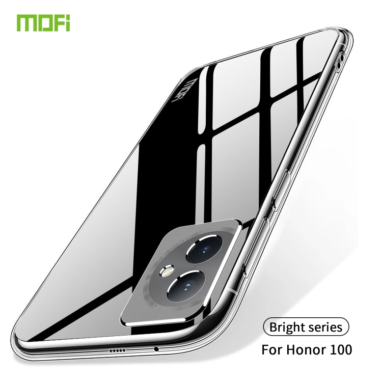 For Honor 100 MOFI Ming Series Ultra-thin TPU Phone Case(Transparent) - Honor Cases by MOFI | Online Shopping UK | buy2fix