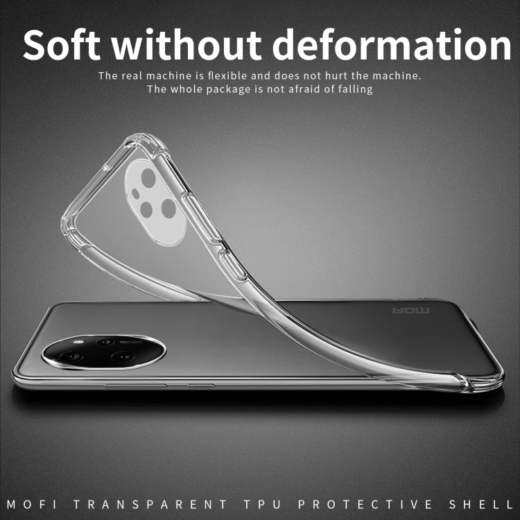 For Honor 100 Pro MOFI Ming Series Ultra-thin TPU Phone Case(Transparent) - Honor Cases by MOFI | Online Shopping UK | buy2fix