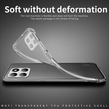 For Honor X8b MOFI Ming Series Ultra-thin TPU Phone Case(Transparent) - Honor Cases by MOFI | Online Shopping UK | buy2fix