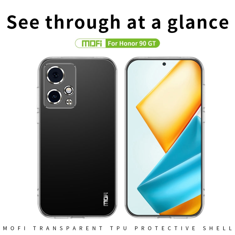 For Honor 90 GT MOFI Ming Series Ultra-thin TPU Phone Case(Transparent) - Honor Cases by MOFI | Online Shopping UK | buy2fix