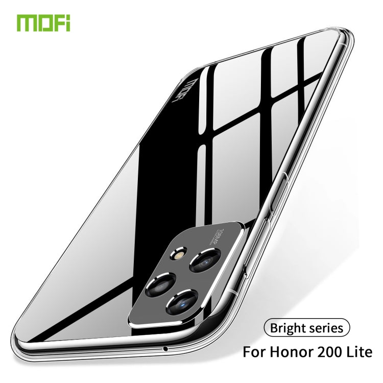 For Honor 200 Lite Global MOFI Ming Series Ultra-thin TPU Phone Case(Transparent) - Honor Cases by MOFI | Online Shopping UK | buy2fix