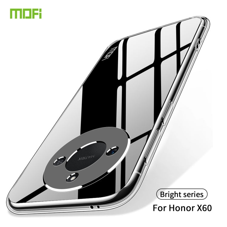 For Honor X60 MOFI Ming Series Ultra-thin TPU Phone Case(Transparent) - Honor Cases by MOFI | Online Shopping UK | buy2fix