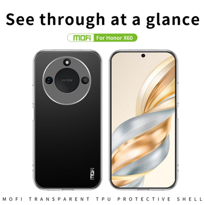 For Honor X60 MOFI Ming Series Ultra-thin TPU Phone Case(Transparent) - Honor Cases by MOFI | Online Shopping UK | buy2fix