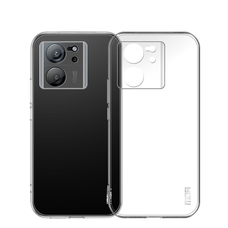 For Xiaomi 13T/13T Pro /Redmi K60 Ultra MOFI Ming Series Ultra-thin TPU Phone Case(Transparent) by MOFI