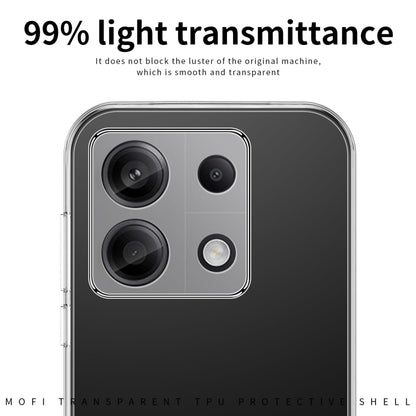 For Xiaomi Redmi Note 13 Pro 5G MOFI Ming Series Ultra-thin TPU Phone Case(Transparent) by MOFI