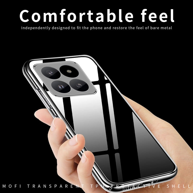 For Xiaomi 14 MOFI Ming Series Ultra-thin TPU Phone Case(Transparent) - 14 Cases by MOFI | Online Shopping UK | buy2fix