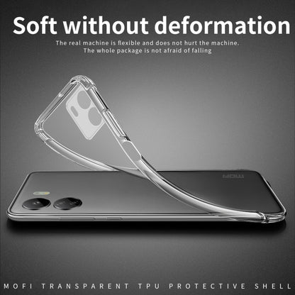 For Xiaomi Redmi 13C 4G MOFI Ming Series Ultra-thin TPU Phone Case(Transparent) by MOFI