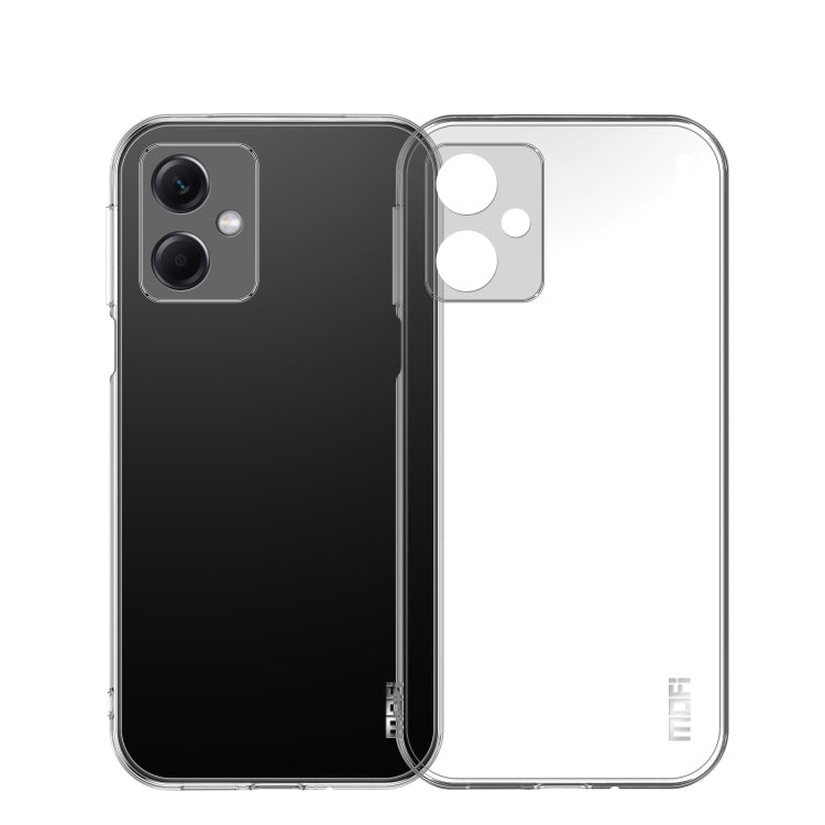 For Xiaomi Redmi 13C 5G MOFI Ming Series Ultra-thin TPU Phone Case(Transparent) - 13C Cases by MOFI | Online Shopping UK | buy2fix