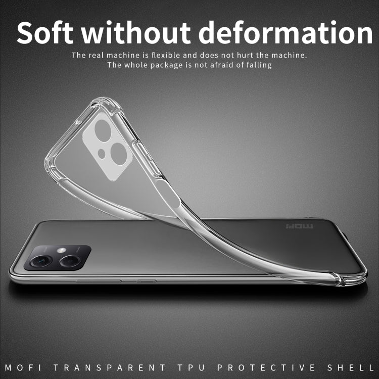 For Xiaomi Redmi 13C 5G MOFI Ming Series Ultra-thin TPU Phone Case(Transparent) - 13C Cases by MOFI | Online Shopping UK | buy2fix