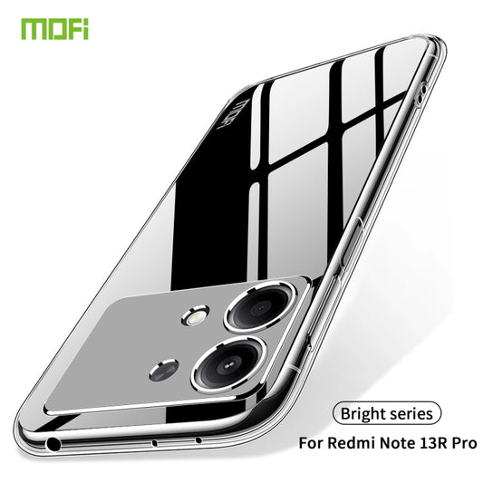 For Xiaomi Redmi Note 13R Pro MOFI Ming Series Ultra-thin TPU Phone Case(Transparent) by MOFI