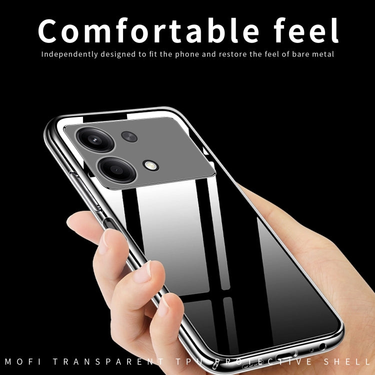 For Xiaomi Redmi Note 13R Pro MOFI Ming Series Ultra-thin TPU Phone Case(Transparent) - Xiaomi Cases by MOFI | Online Shopping UK | buy2fix