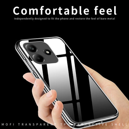 For Xiaomi Redmi Note 14 5G MOFI Ming Series Ultra-thin TPU Phone Case(Transparent) - Note 14 Cases by MOFI | Online Shopping UK | buy2fix