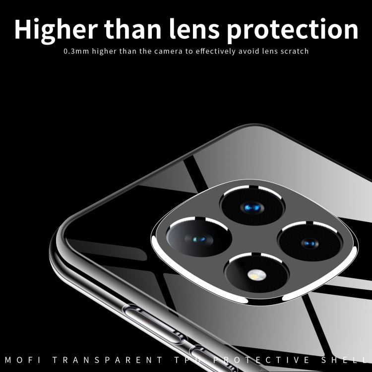 For Xiaomi Redmi Note 14 Pro 5G MOFI Ming Series Ultra-thin TPU Phone Case(Transparent) by MOFI