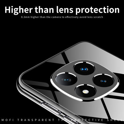 For Xiaomi Redmi Note 14 Pro 5G MOFI Ming Series Ultra-thin TPU Phone Case(Transparent) by MOFI