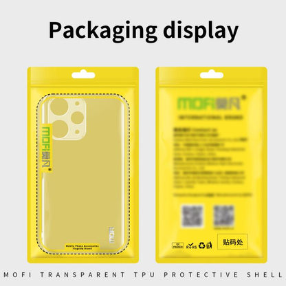 ForXiaomi Redmi Turbo 3 MOFI Ming Series Ultra-thin TPU Phone Case(Transparent) by MOFI