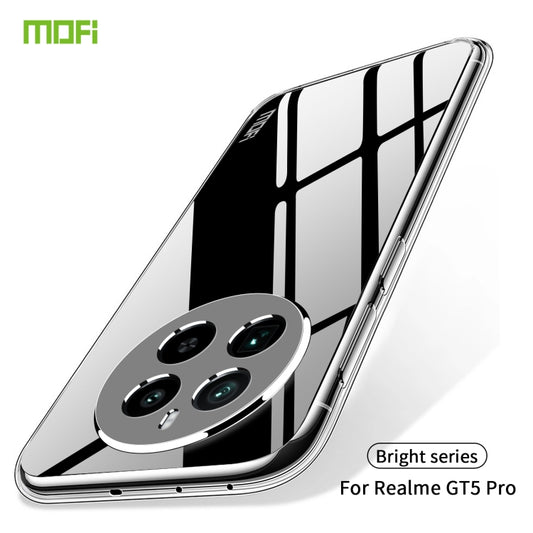 For Realme GT5 Pro MOFI Ming Series Ultra-thin TPU Phone Case(Transparent) by MOFI