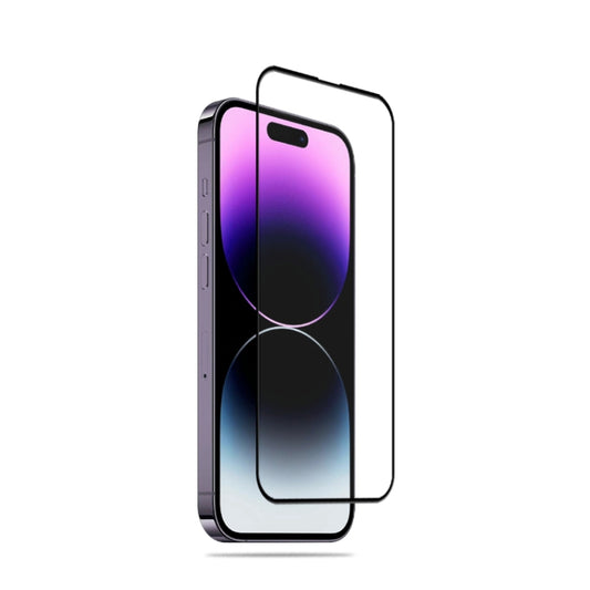 For iPhone 15 Pro Max 2.5D Full Glue Full Cover Tempered Glass Screen Protector by mocolo