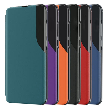For Samsung Galaxy S25 Ultra 5G Attraction Flip Holder Leather Phone Case(Black) by buy2fix