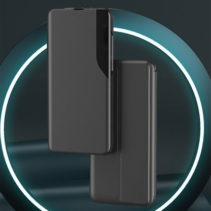For Samsung Galaxy S25 Ultra 5G Attraction Flip Holder Leather Phone Case(Indigo) by buy2fix