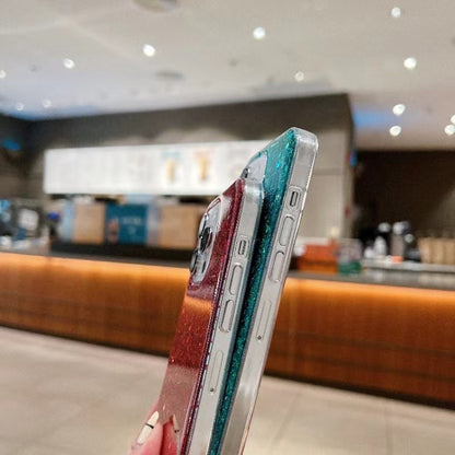 For iPhone 16e Glitter Sequins Epoxy TPU Phone Case(Pink) - iPhone 16e Cases by buy2fix | Online Shopping UK | buy2fix