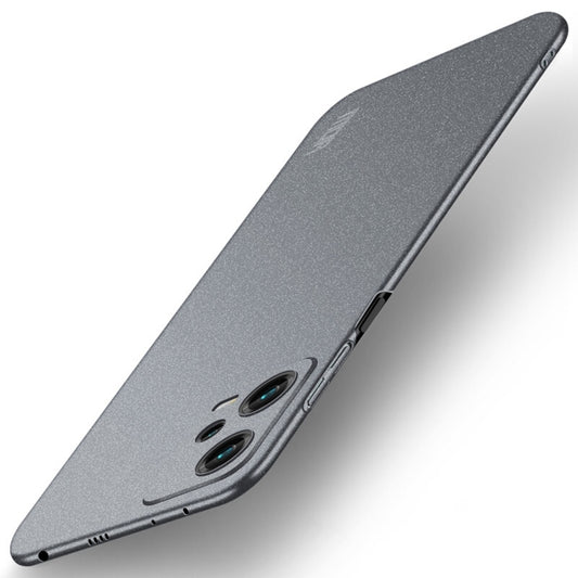For Xiaomi Redmi Note 12 Pro Global MOFI Fandun Series Frosted PC Ultra-thin All-inclusive Phone Case(Gray) - Xiaomi Cases by MOFI | Online Shopping UK | buy2fix