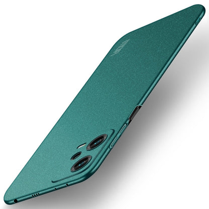 For Xiaomi Redmi Note 12 Pro Global MOFI Fandun Series Frosted PC Ultra-thin All-inclusive Phone Case(Green) - Xiaomi Cases by MOFI | Online Shopping UK | buy2fix