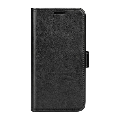 For Samsung Galaxy S25 5G R64 Texture Horizontal Flip Leather Phone Case(Black) by buy2fix