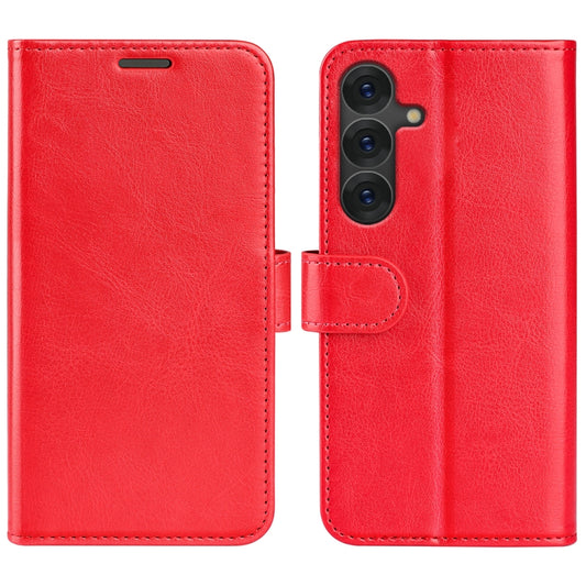 For Samsung Galaxy S25 5G R64 Texture Horizontal Flip Leather Phone Case(Red) by buy2fix