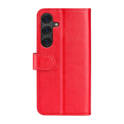 For Samsung Galaxy S25 5G R64 Texture Horizontal Flip Leather Phone Case(Red) by buy2fix