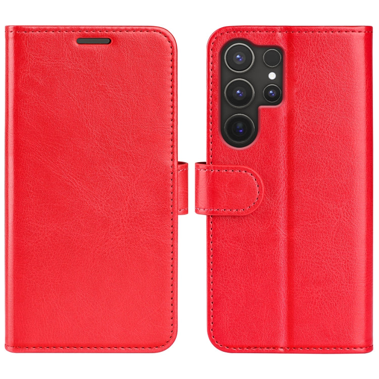 For Samsung Galaxy S25 Ultra 5G R64 Texture Horizontal Flip Leather Phone Case(Red) by buy2fix