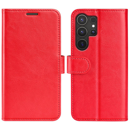 For Samsung Galaxy S25 Ultra 5G R64 Texture Horizontal Flip Leather Phone Case(Red) by buy2fix