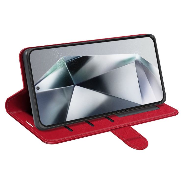 For Samsung Galaxy S25 Ultra 5G R64 Texture Horizontal Flip Leather Phone Case(Red) by buy2fix