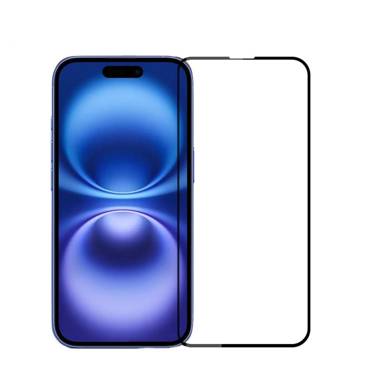 For iPhone 17 PINWUYO 9H 2.5D Full Screen Tempered Glass Film(Black) - iPhone 17 Tempered Glass by PINWUYO | Online Shopping UK | buy2fix