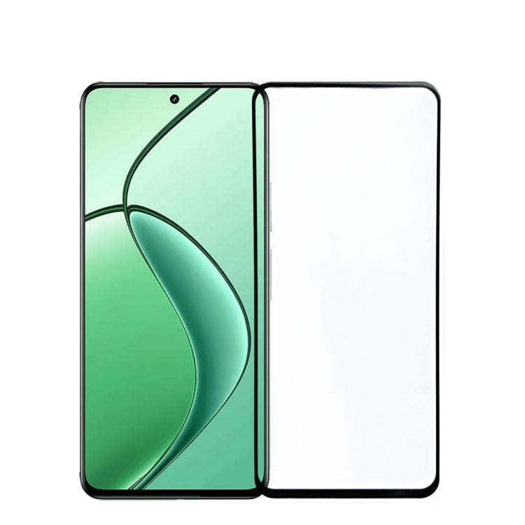 For OPPO A1S PINWUYO 9H 2.5D Full Screen Tempered Glass Film(Black) - OPPO Tempered Glass by PINWUYO | Online Shopping UK | buy2fix