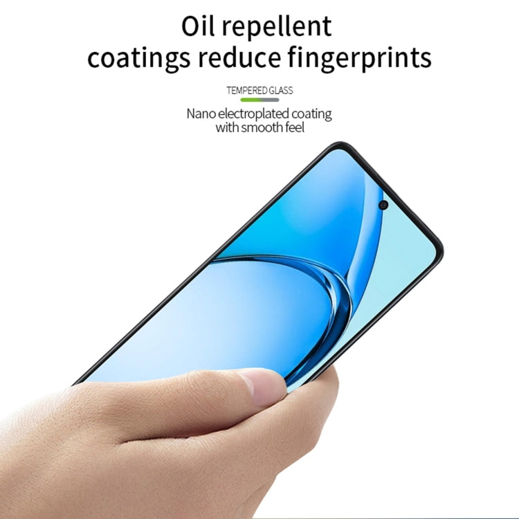 For OPPO A60 PINWUYO 9H 2.5D Full Screen Tempered Glass Film(Black) by PINWUYO