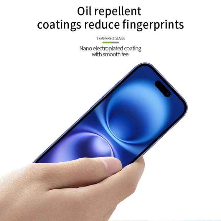 For iPhone 17 MOFI 9H 2.5D Full Screen Tempered Glass Film(Black) - iPhone 17 Tempered Glass by MOFI | Online Shopping UK | buy2fix