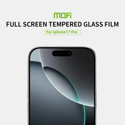 For iPhone 17 Pro MOFI 9H 2.5D Full Screen Tempered Glass Film(Black) - iPhone 17 Pro Tempered Glass by MOFI | Online Shopping UK | buy2fix