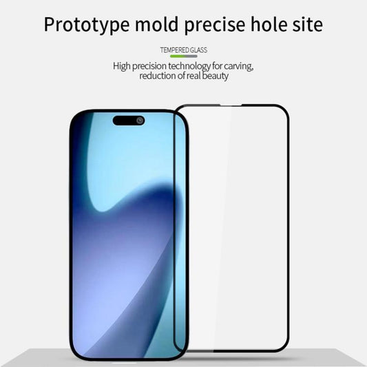 For iPhone 17 Air MOFI 9H 2.5D Full Screen Tempered Glass Film(Black) - iPhone 17 Air Tempered Glass by MOFI | Online Shopping UK | buy2fix
