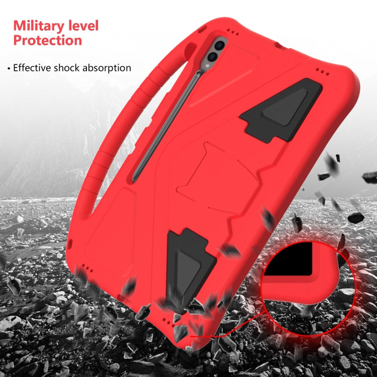 For Samsung Galaxy Tab S9 Ultra EVA Shockproof Tablet Case with Holder(Red) - Galaxy Tab S9 Ultra Cases by buy2fix | Online Shopping UK | buy2fix