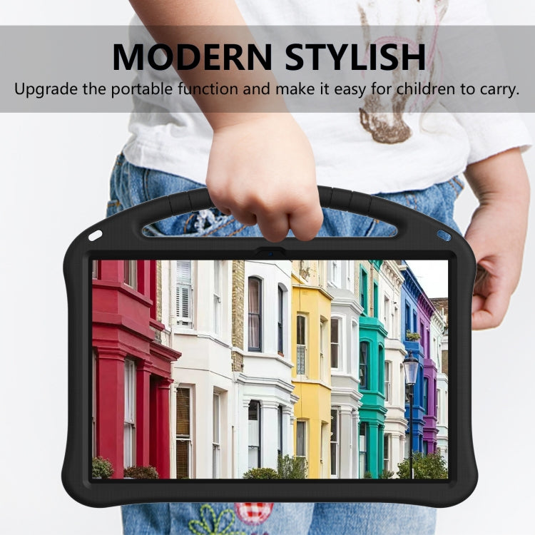 For Samsung Galaxy Tab S8 Ultra EVA Shockproof Tablet Case with Holder(Black) by buy2fix