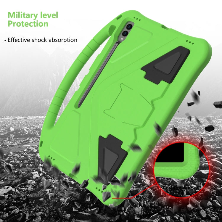 For Samsung Galaxy Tab S8 Ultra EVA Shockproof Tablet Case with Holder(Green) by buy2fix