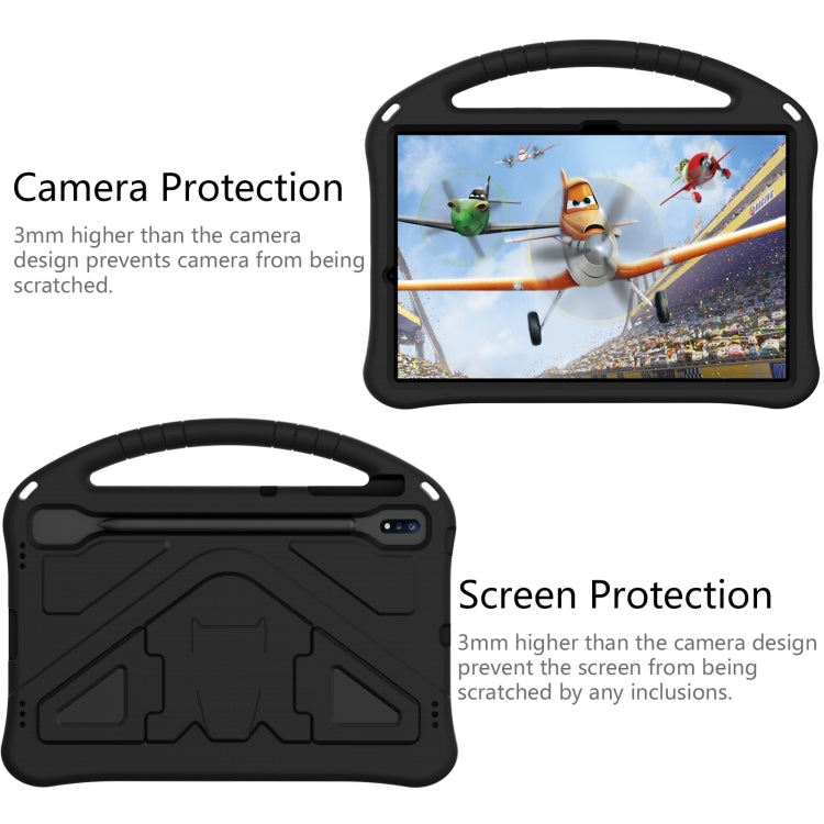 For Samsung Galaxy Tab S10+ 12.4 EVA Shockproof Tablet Case with Holder(Black) - Tab S10+ Cases by buy2fix | Online Shopping UK | buy2fix