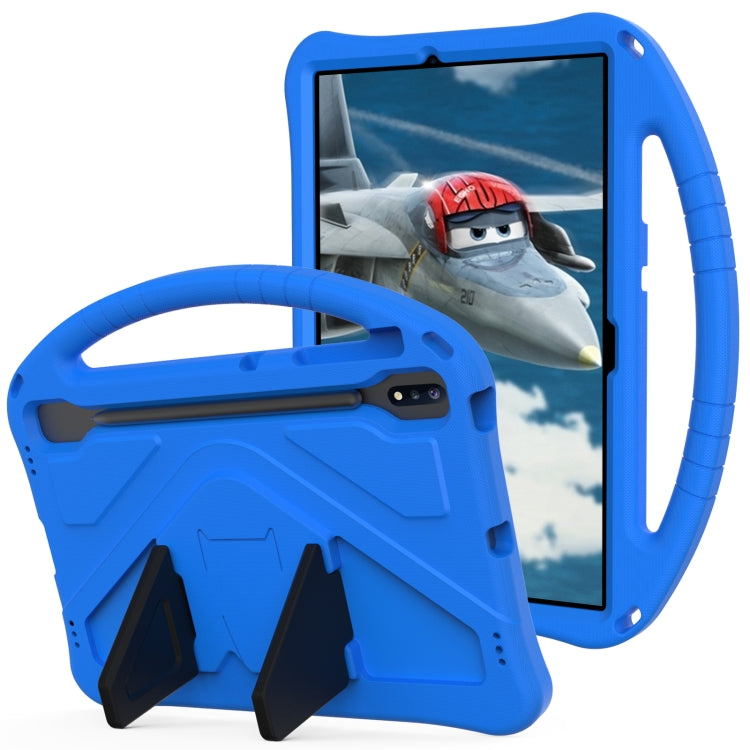 For Samsung Galaxy Tab S10+ 12.4 EVA Shockproof Tablet Case with Holder(Blue) - Tab S10+ Cases by buy2fix | Online Shopping UK | buy2fix