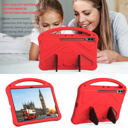 For Samsung Galaxy Tab S10 Ultra 14.6 EVA Shockproof Tablet Case with Holder(Red) by buy2fix
